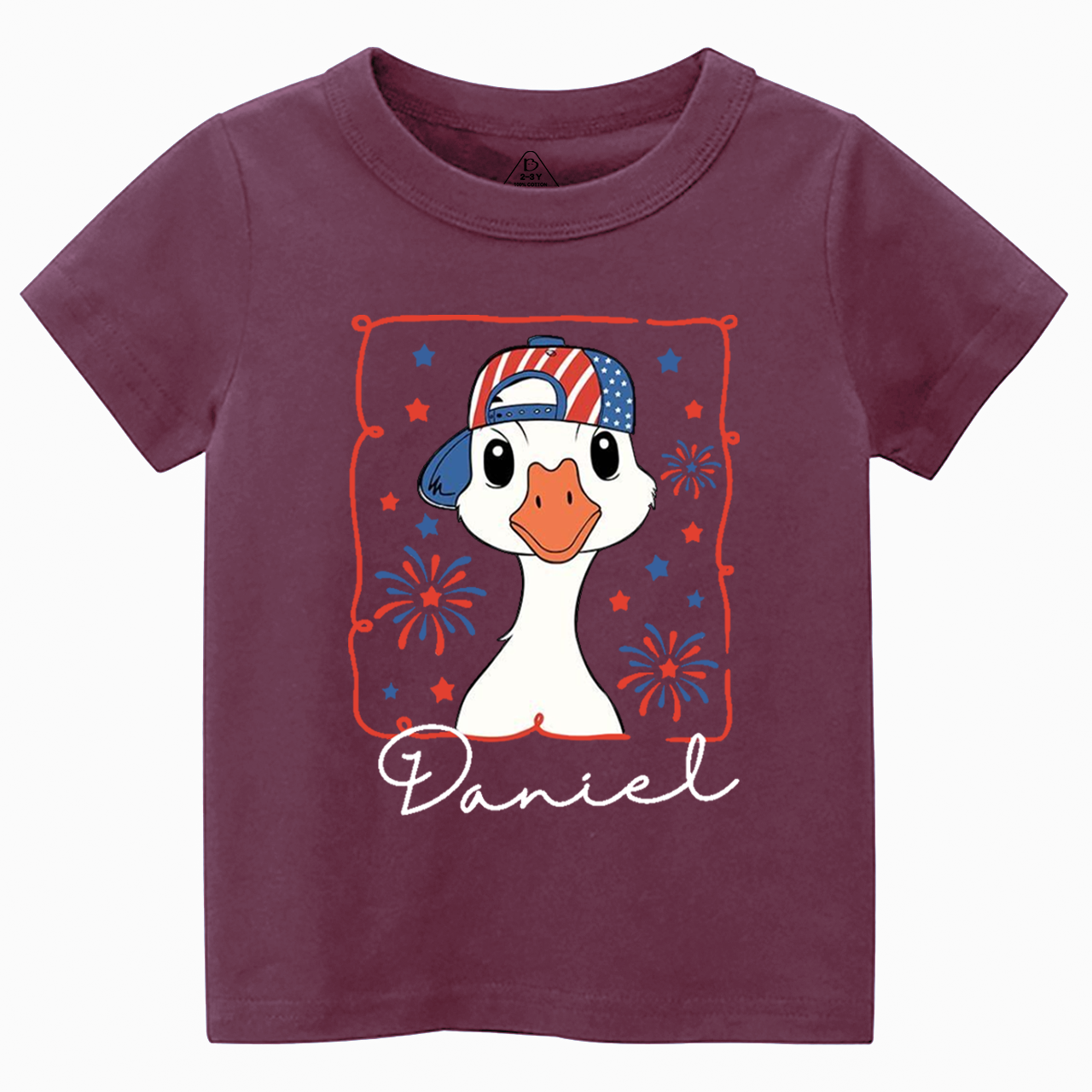4th Of July Mama Goose Toddler Tees