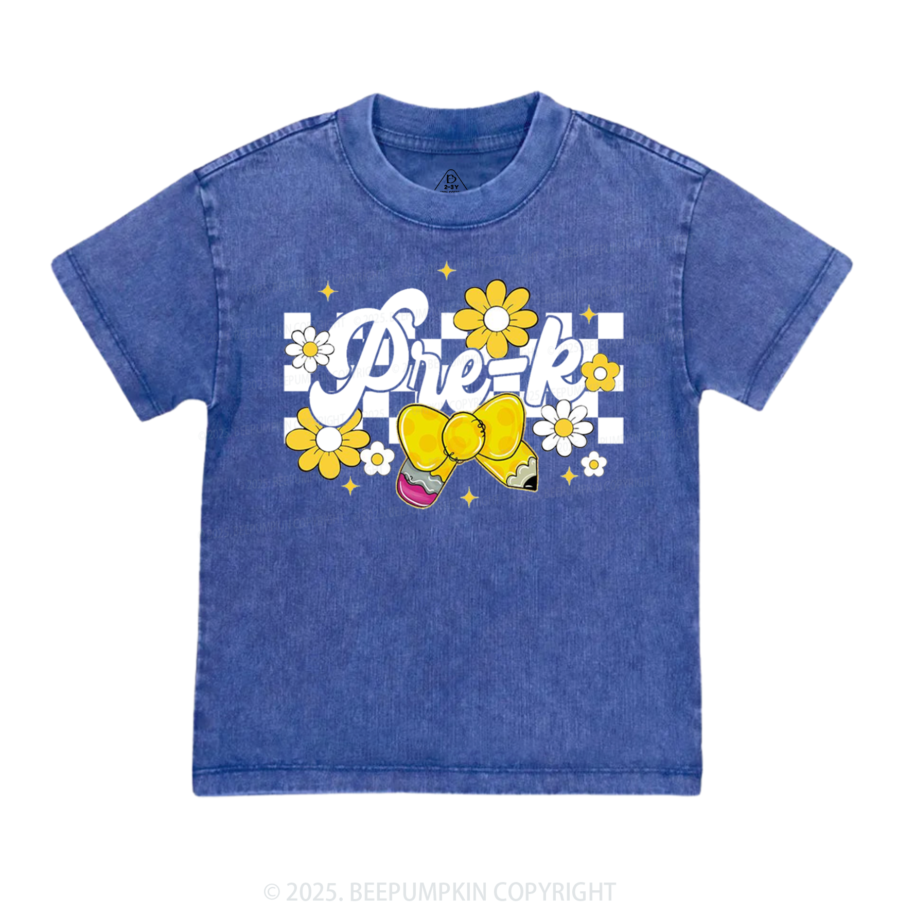 Personalized Golden Glow Of Grade Toddler&Kids Washed Tees