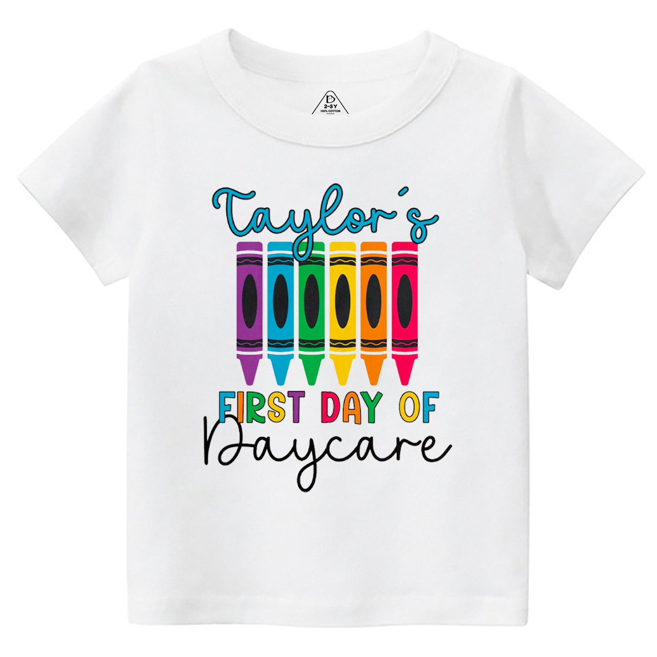My First Day Of Daycare Toddler&Kid's Tees Beepumpkin
