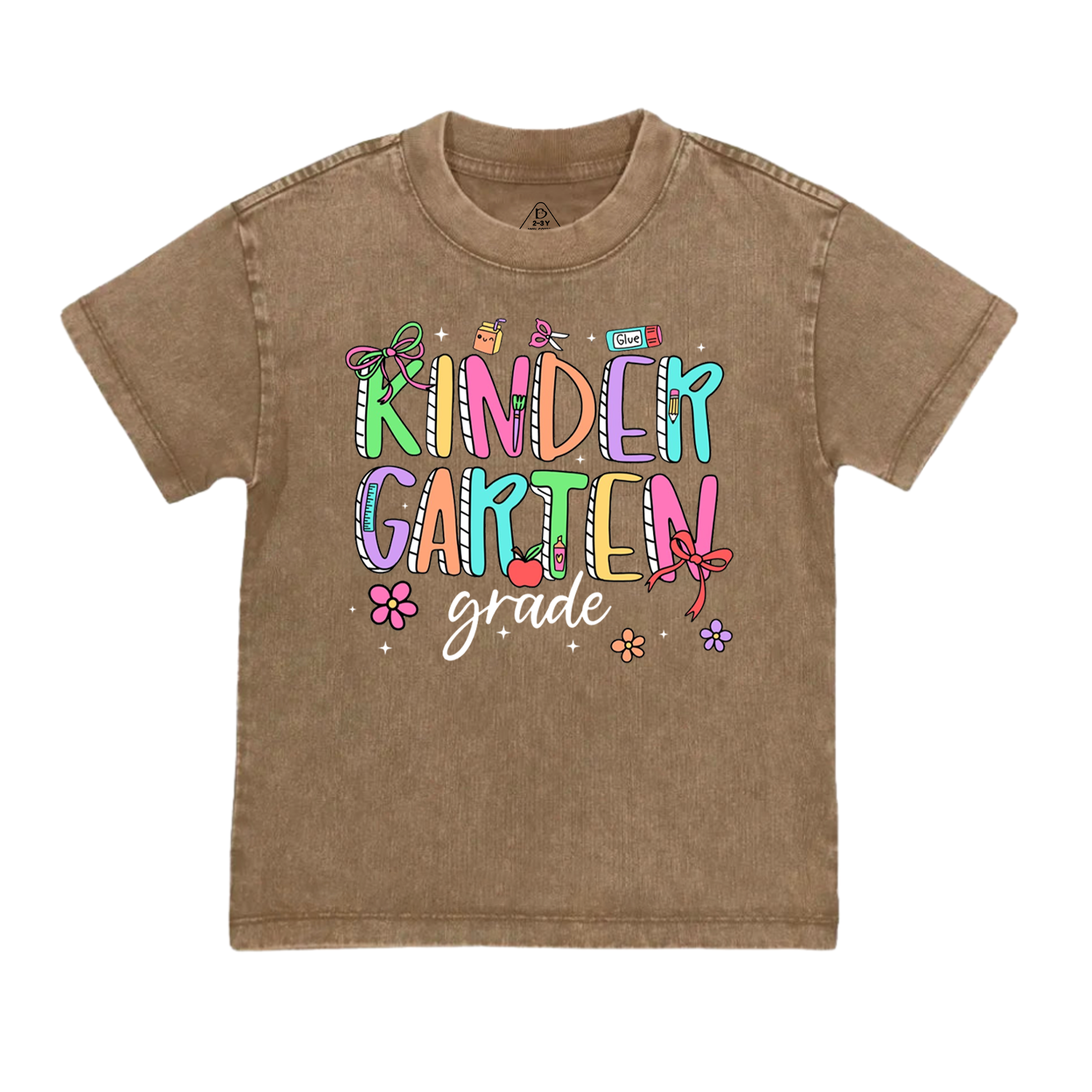 Personalized Shining Grade Toddler&Kids Washed Tees