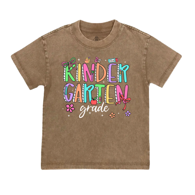Personalized Shining Grade Toddler&Kids Washed Tees
