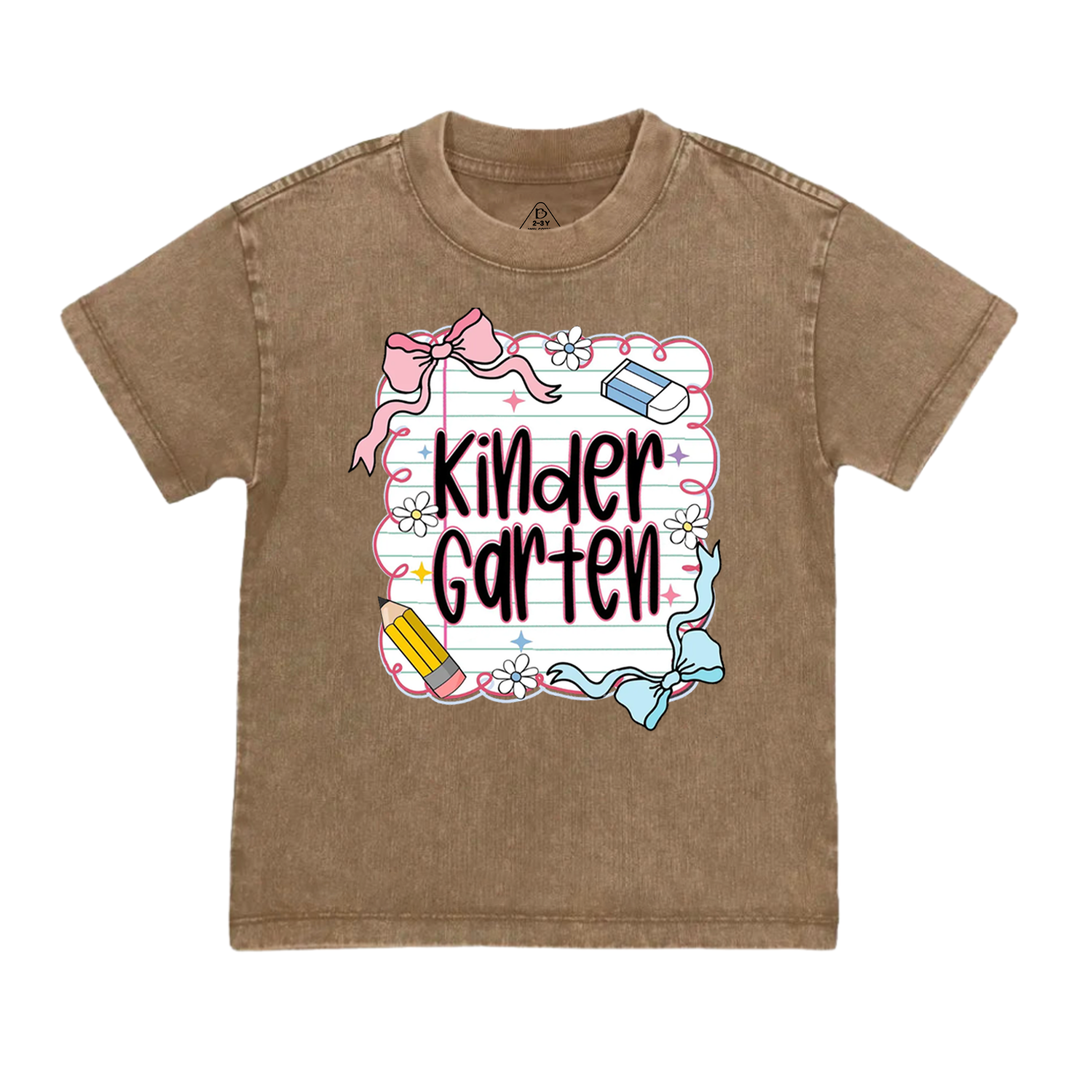 Personalized Back To School Bundle Toddler&Kids Washed Tees