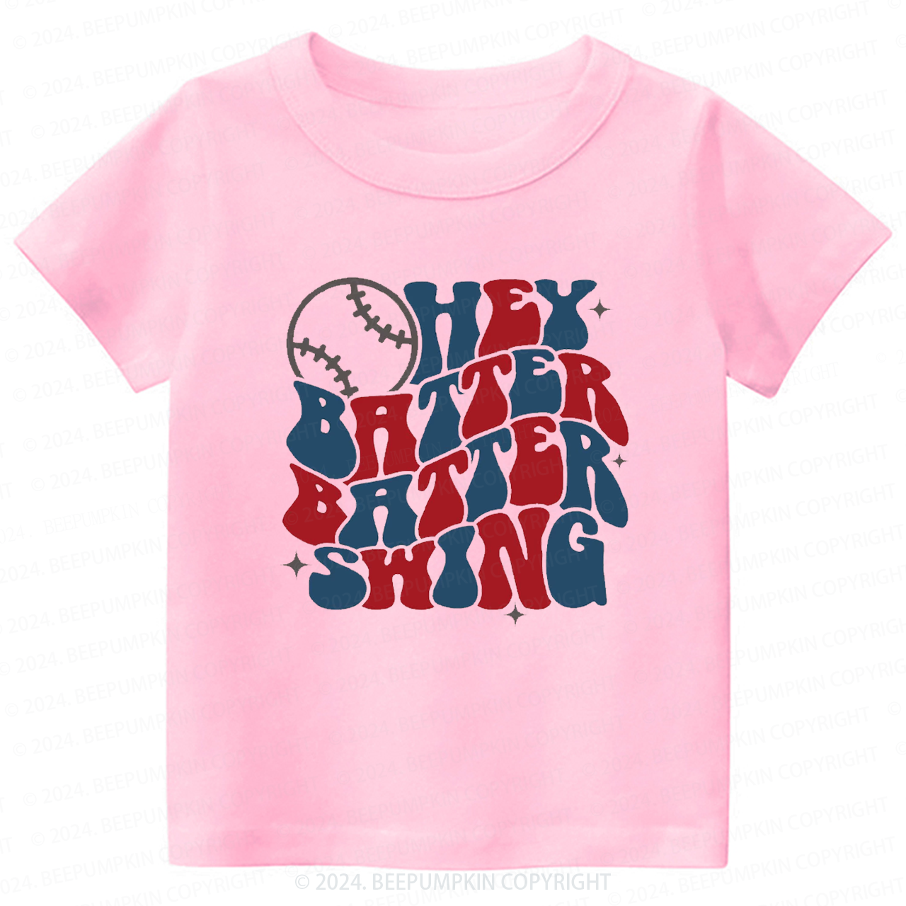 Sports Hey Batter Batter Swing Toddler&Kids Tees 