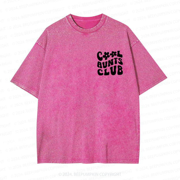  Cool Aunts Club Aunt Washed Tees