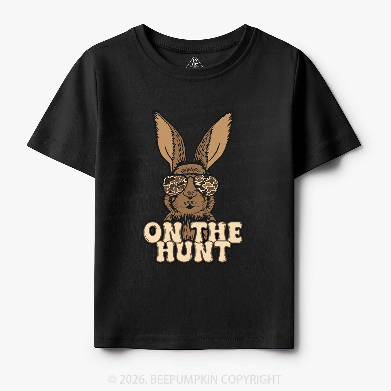 Camo Bunny On The Hunt Toddler&Kid's Tees