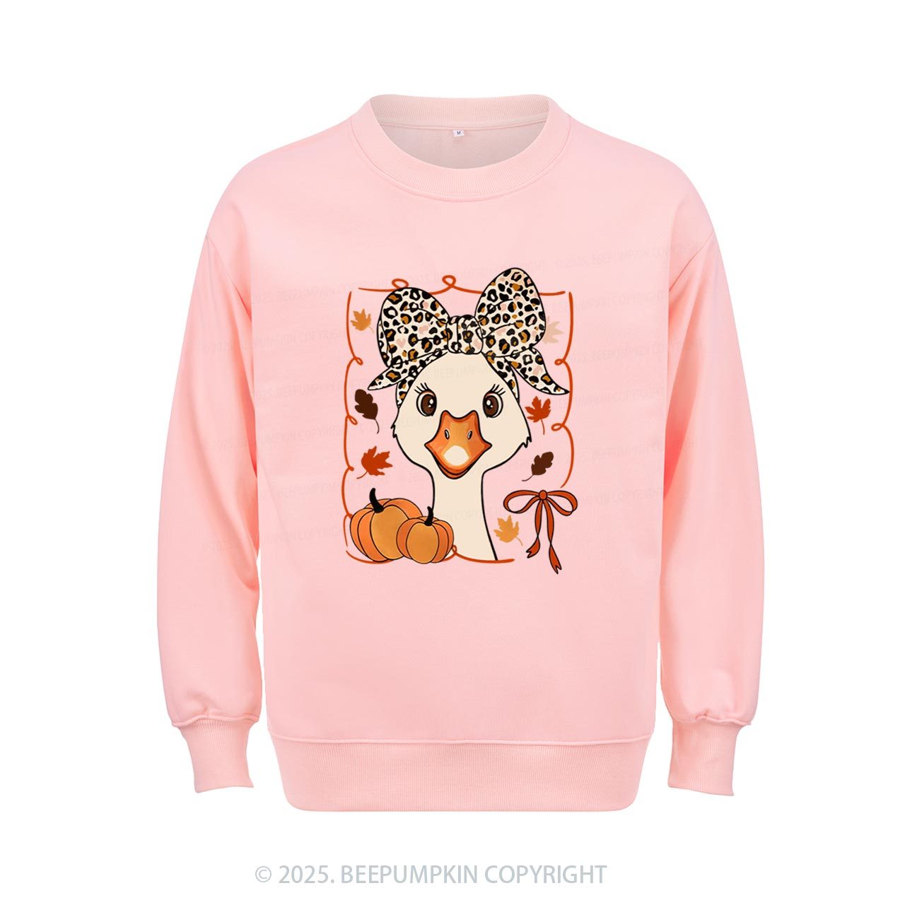 Leopard Bows Sweatshirt Beepumpkin