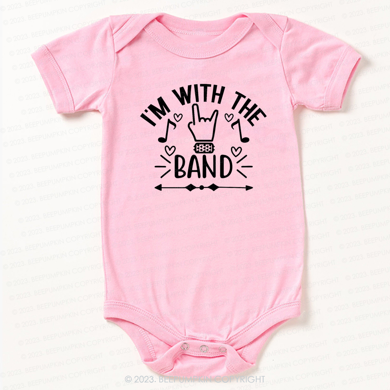 I'm With The Band Bodysuit For Baby