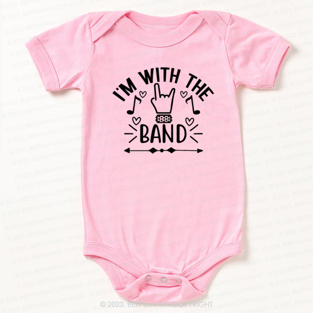 I'm With The Band Bodysuit For Baby