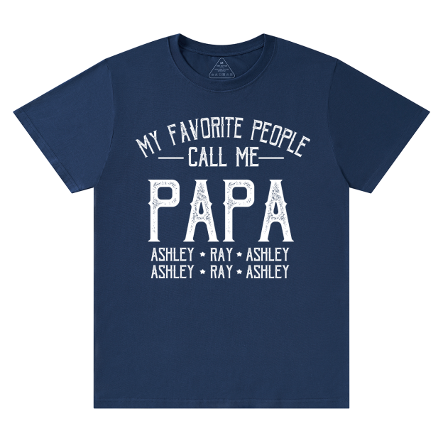 Personalized Grandpa Shirt With Name