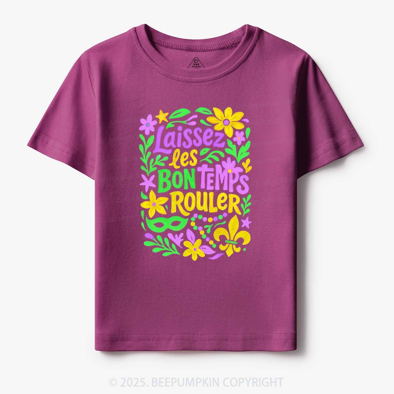 Laissez Les Bon Temps Rouler Toddler&Kid's Tees Beepumpkin