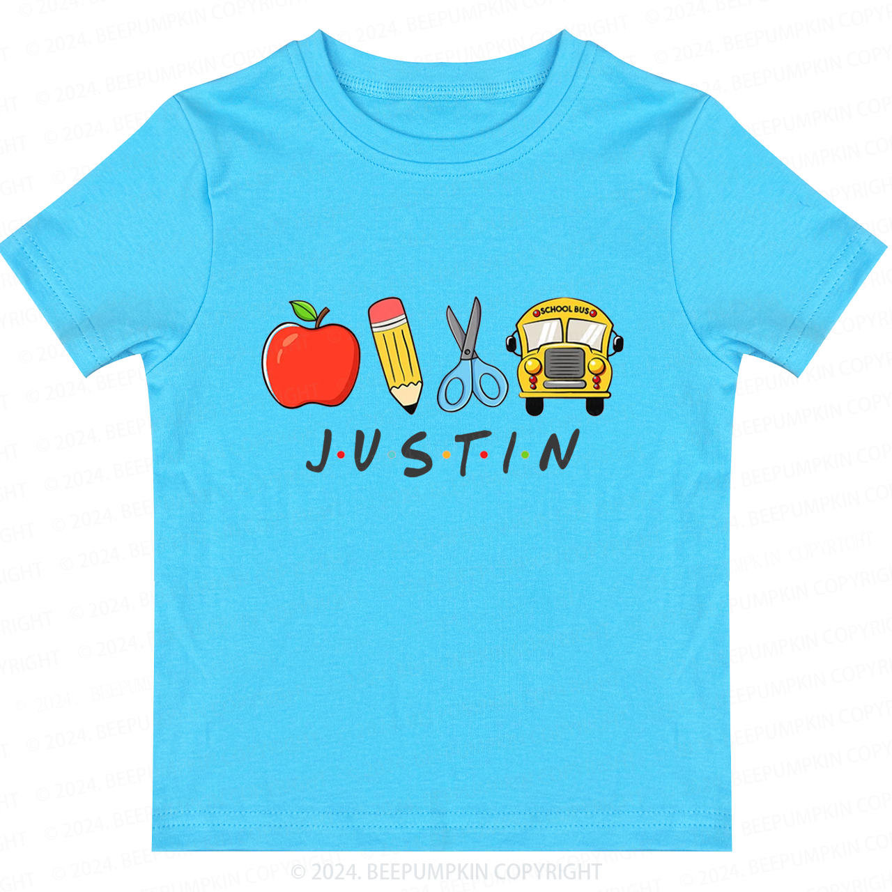 Personalized Cute Letter Back To School Shirt 
