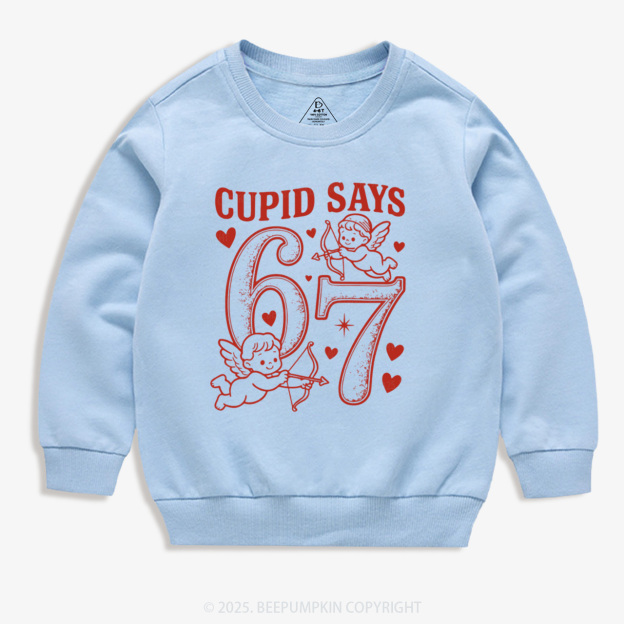 Cupid Days 67 Love Graphic Kid's Sweatshirt