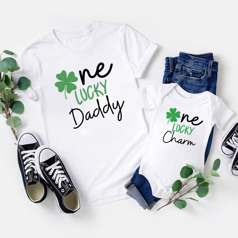 One Lucky Charm St Patrick's Day Matching Shirt
