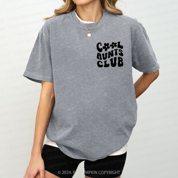  Cool Aunts Club Aunt Washed Tees