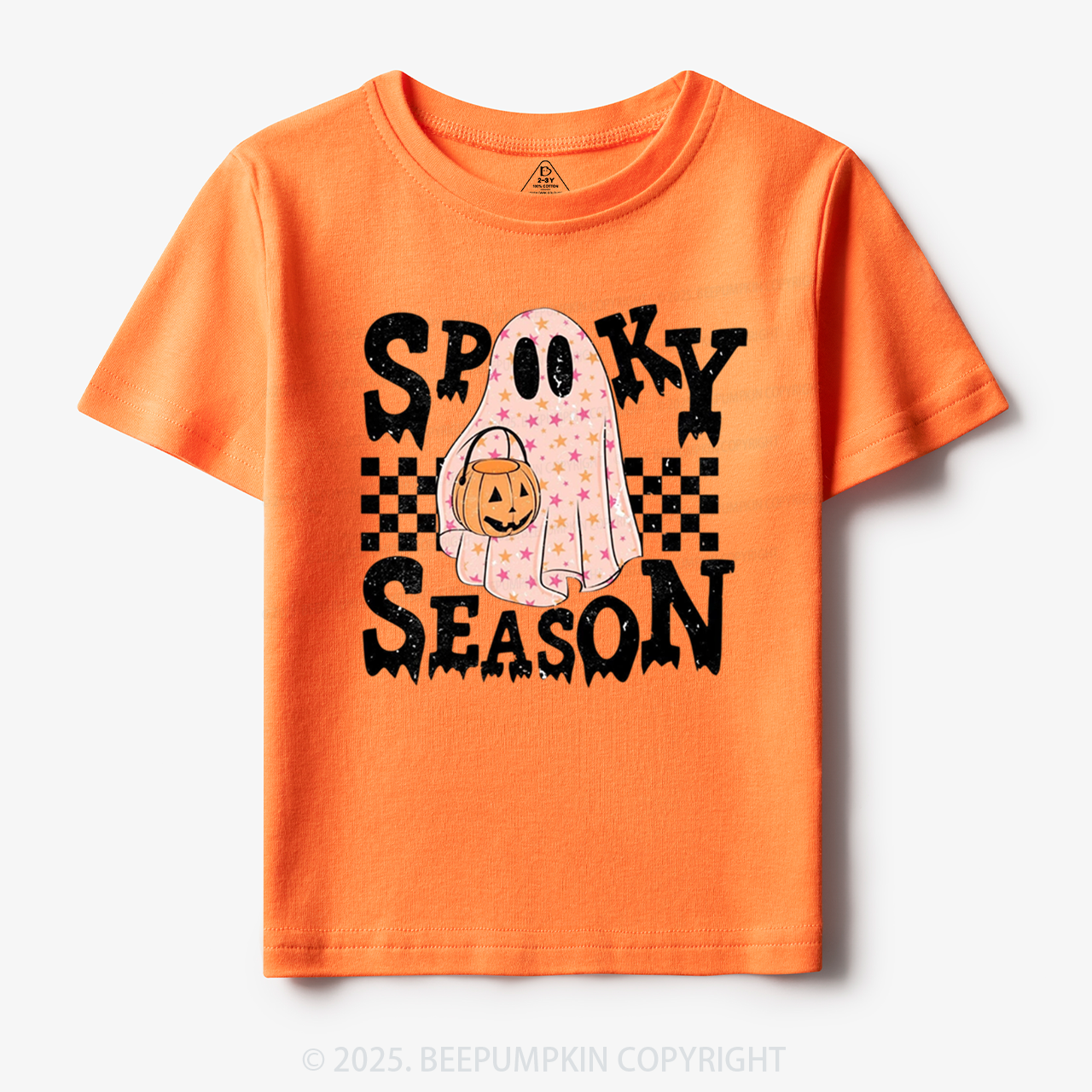 Personalized Halloween Cute Ghost and Pumpkin Toddler&Kid's Tees Beepumpkin Sale-Beepumpkin™