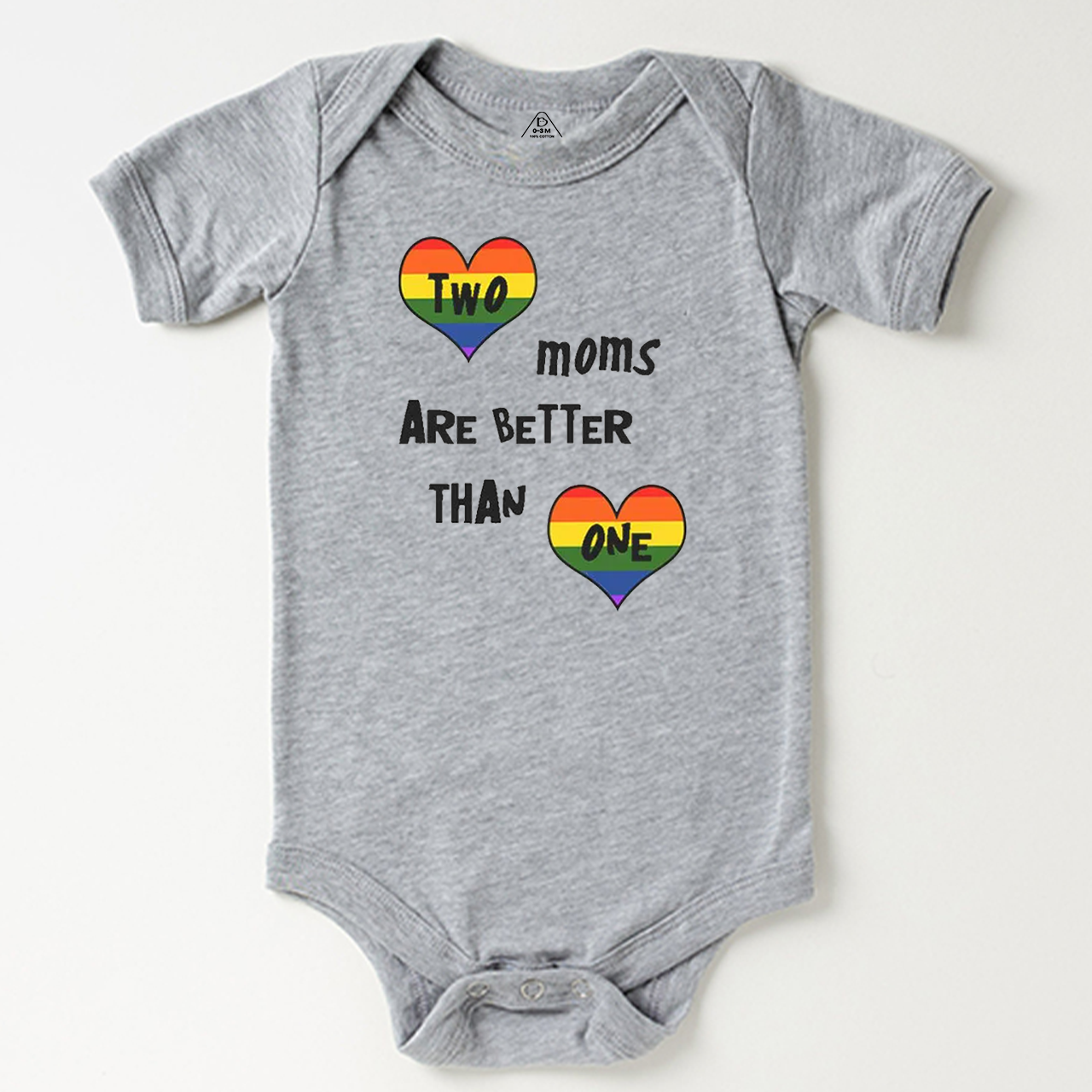 Two Moms Better Than One LGBTQ Bodysuit Beepumpkin