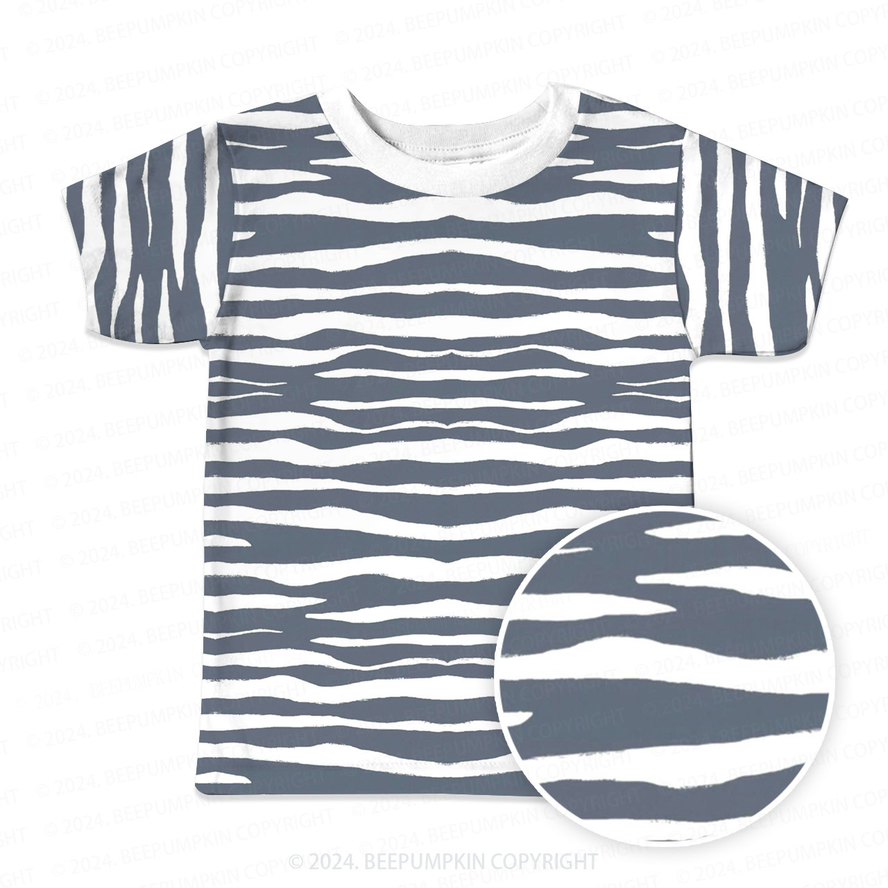 Water Ripples All Over Print Kids Tees