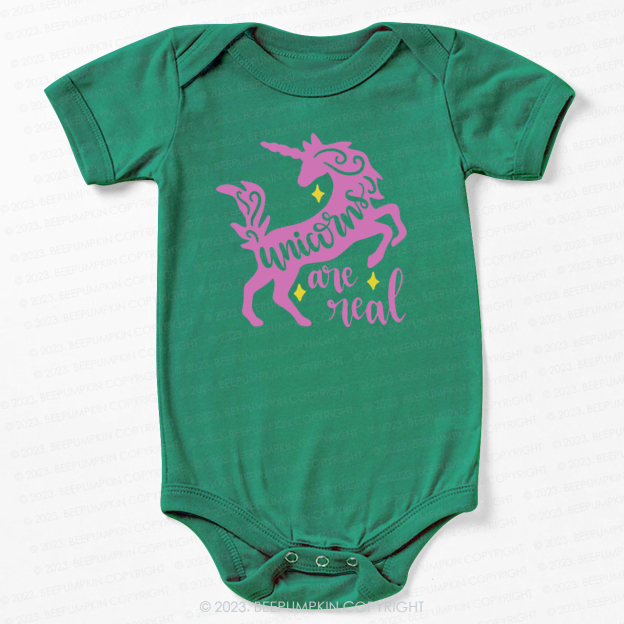 Unicorn Are Reals Bodysuit For Baby