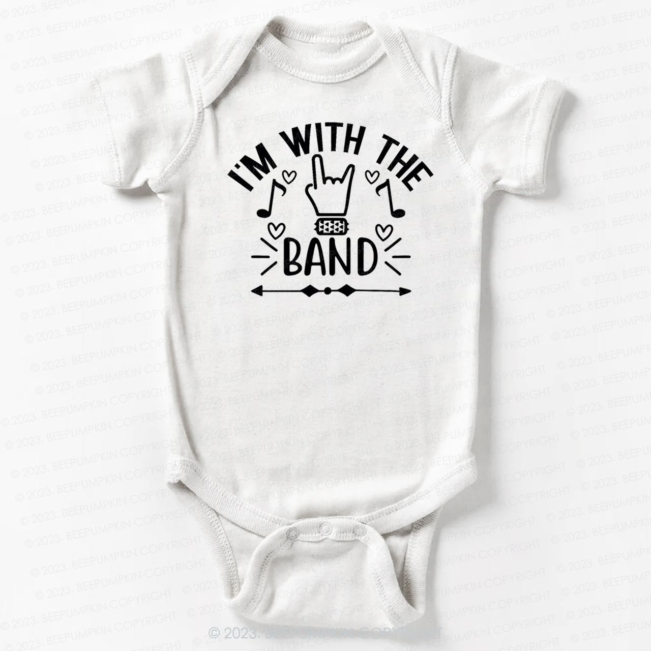 I'm With The Band Bodysuit For Baby