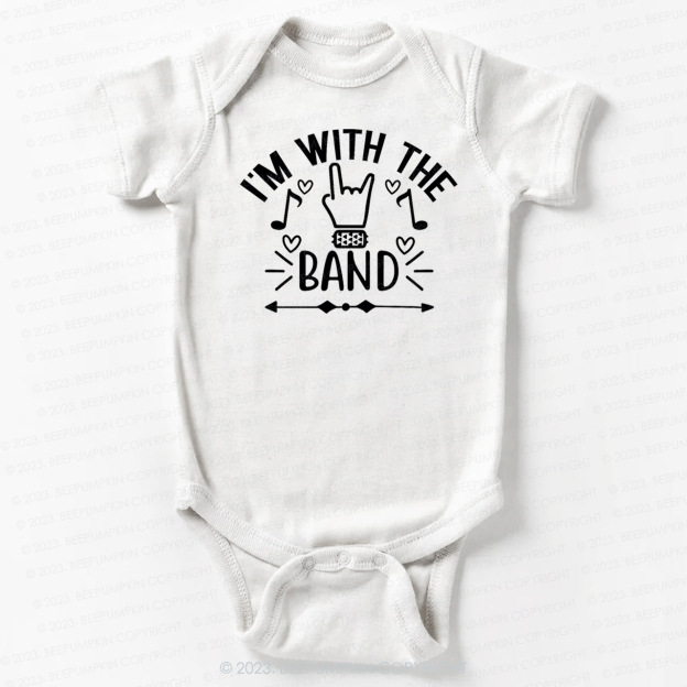 I'm With The Band Bodysuit For Baby