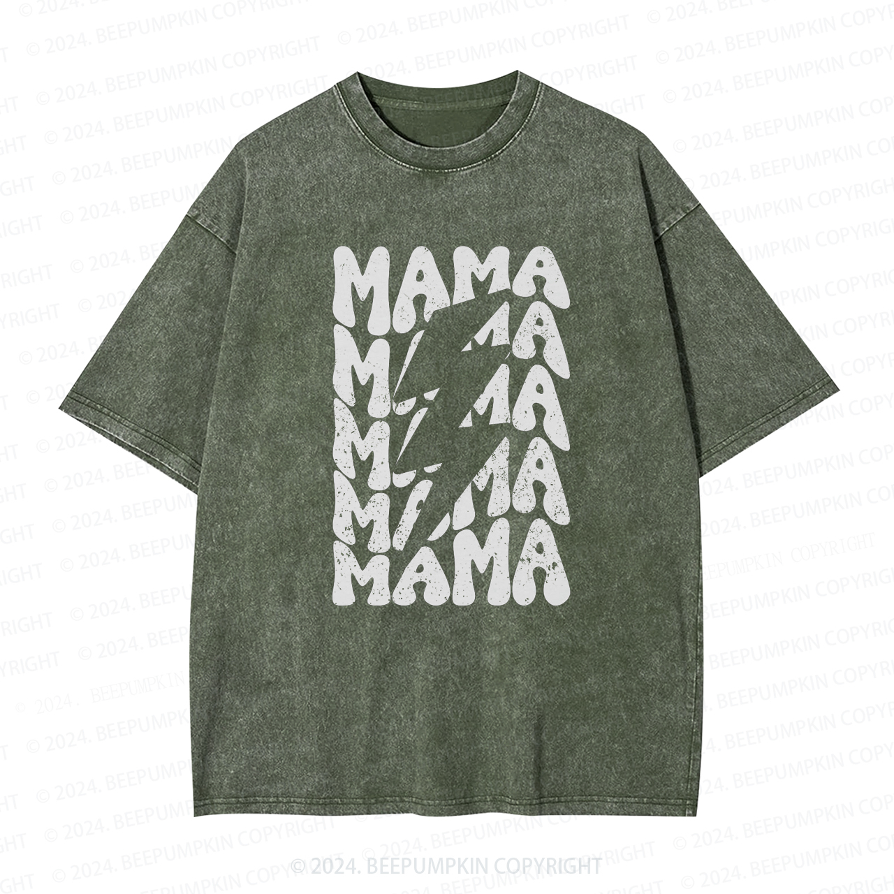  Floral Summer Mama Washed Tees Sale-Beepumpkin™