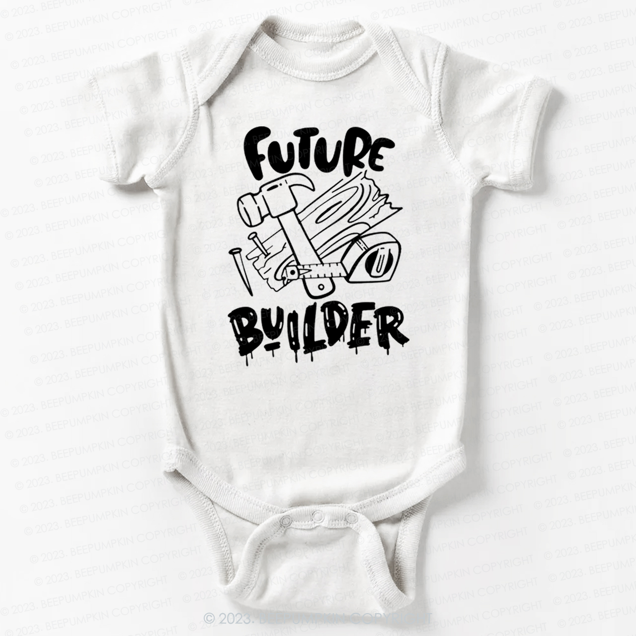 Future Builder Carpenter Bodysuit For Baby