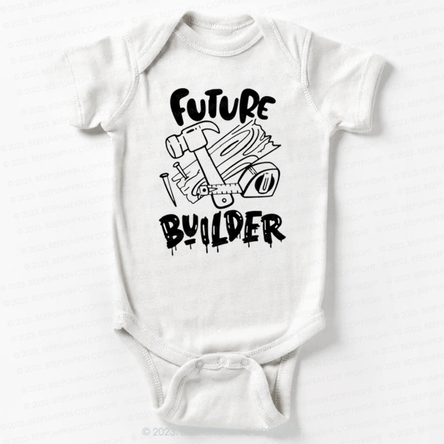 Future Builder Carpenter Bodysuit For Baby