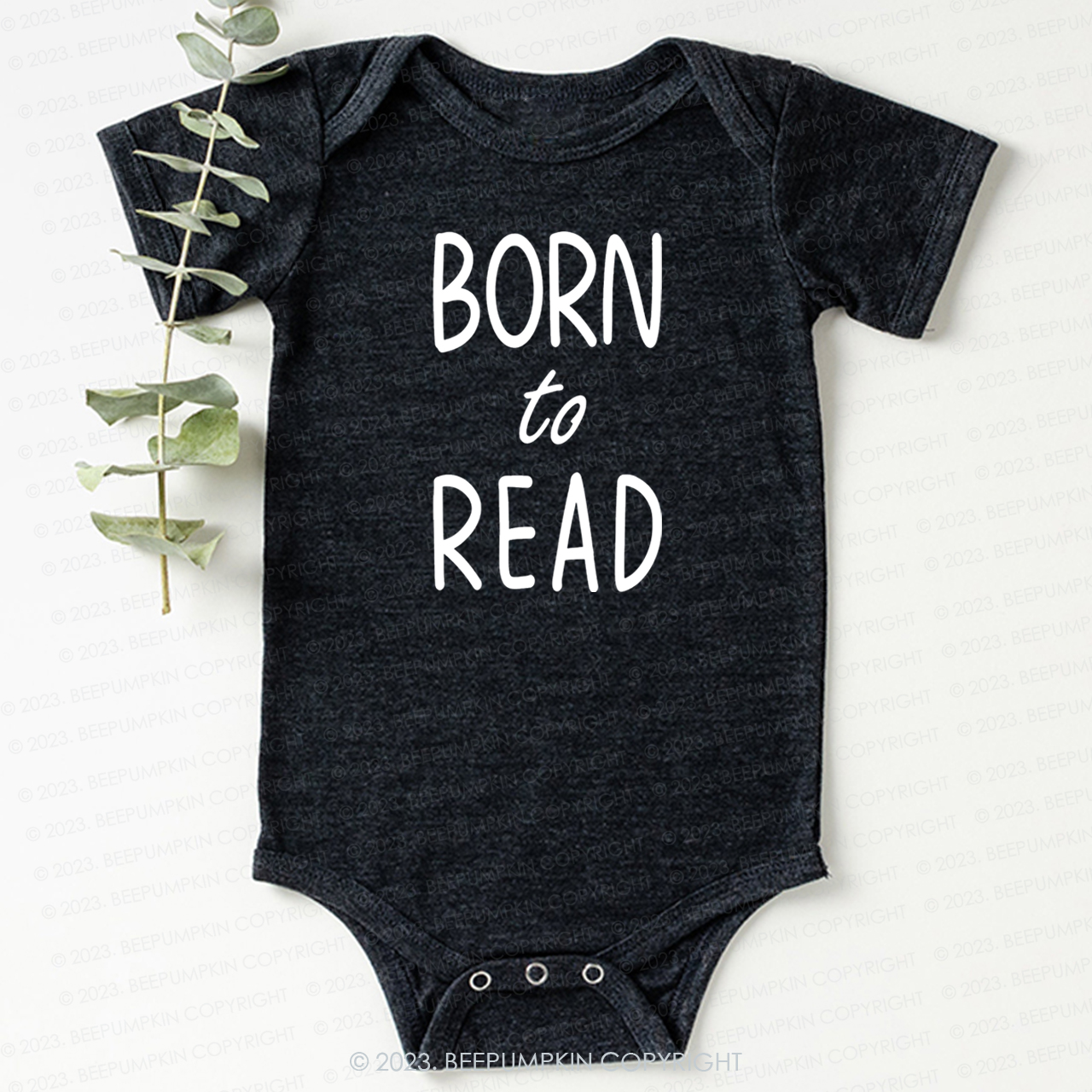 Born To Read Bookish Bodysuit For Baby
