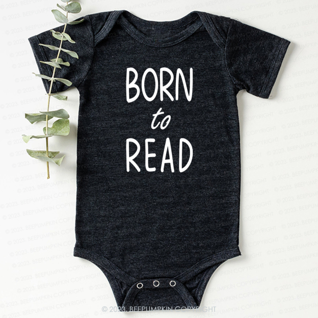 Born To Read Bookish Bodysuit For Baby