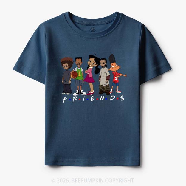 Black Cartoon Characters Toddler&Kid's Tees Beepumpkin