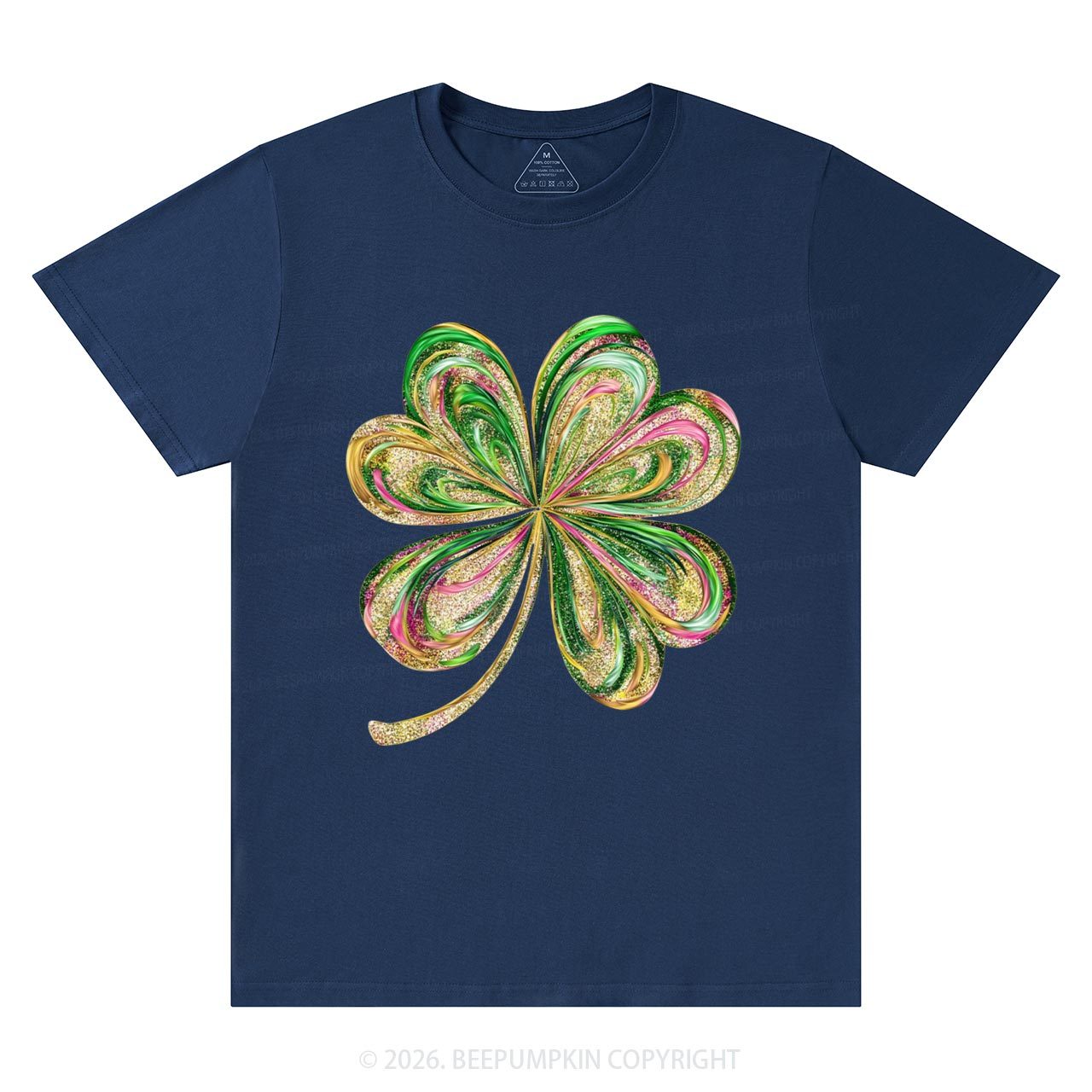 Retro Lucky Shamrock St Patrick's Day T-Shirts Beepumpkin