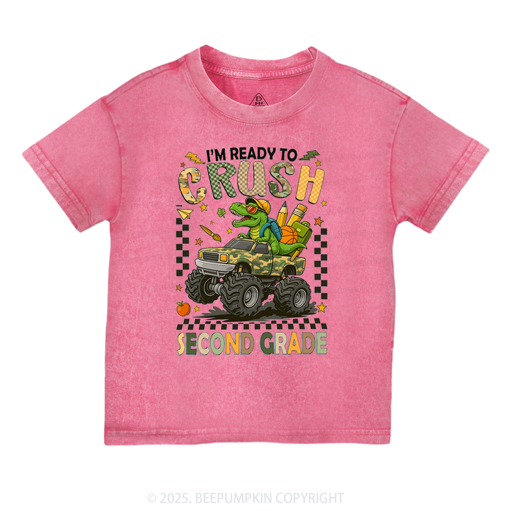 Personalized I’m Ready To Crush Toddler&Kids Washed Tees