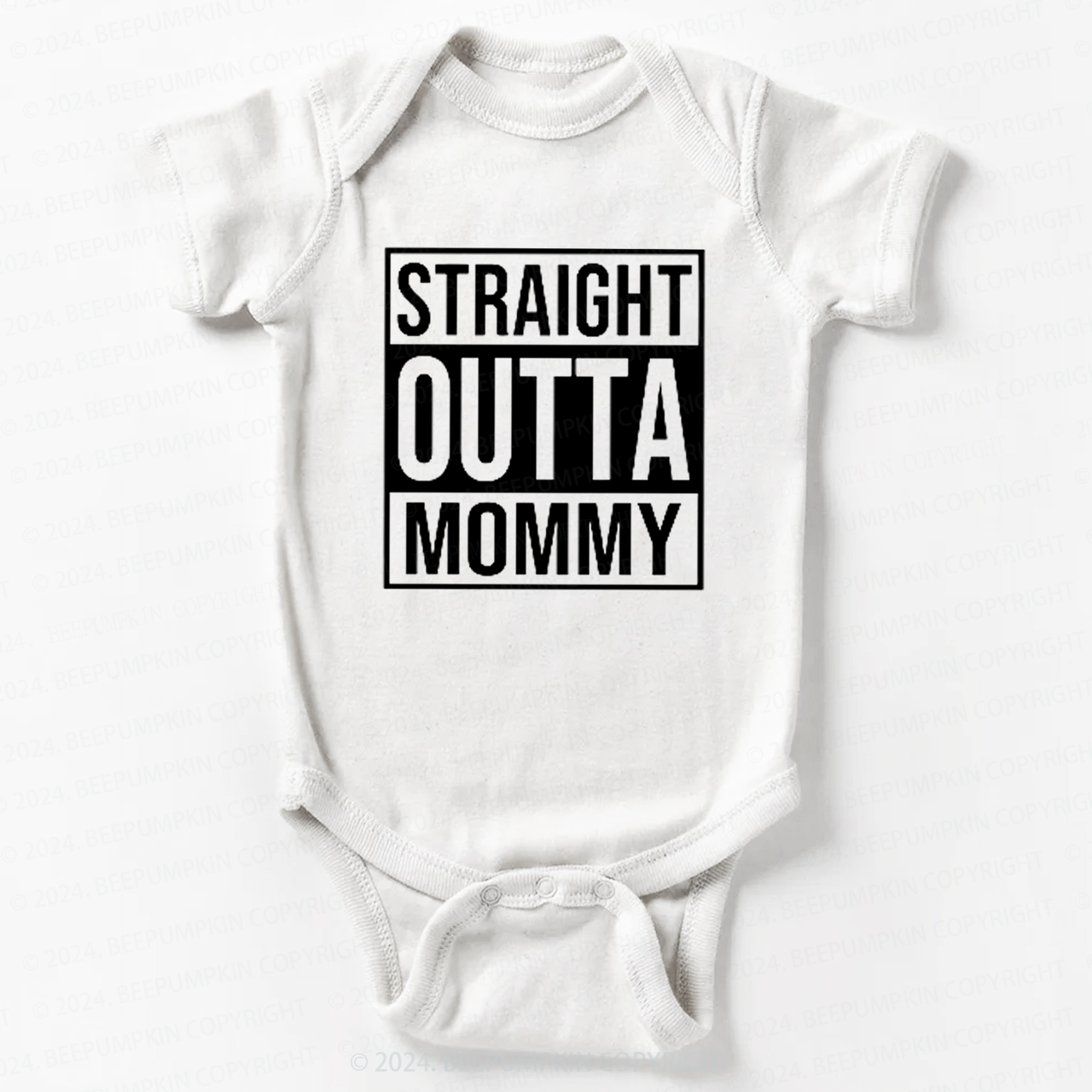 Straight Outta Mommy Bodysuit For Baby 7