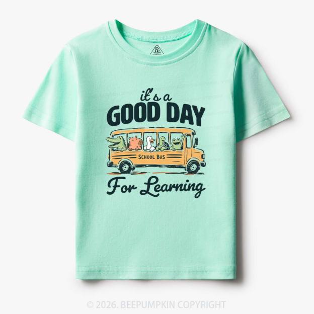 It's A Good Day For Learning Cute Animals Toddler&Kid's Tees