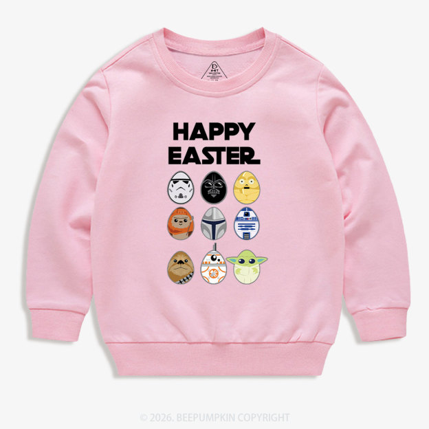 Easter Funny Trooper Eggpire Kid's Sweatshirt