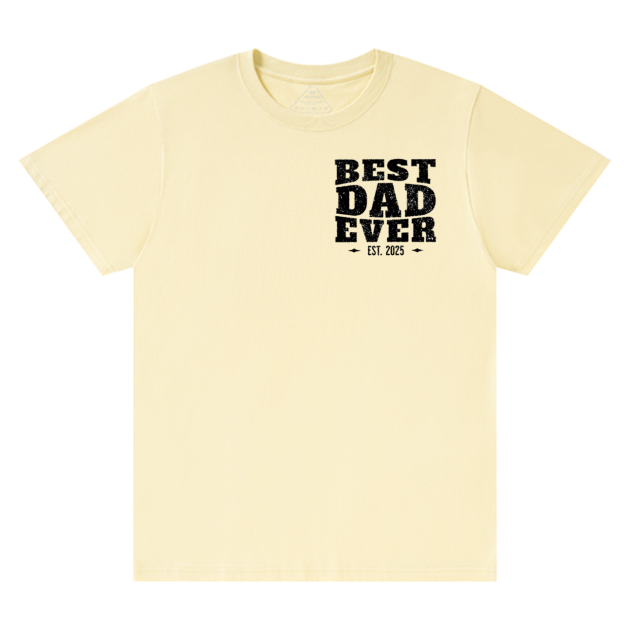 Personalized Best Dad T-shirt