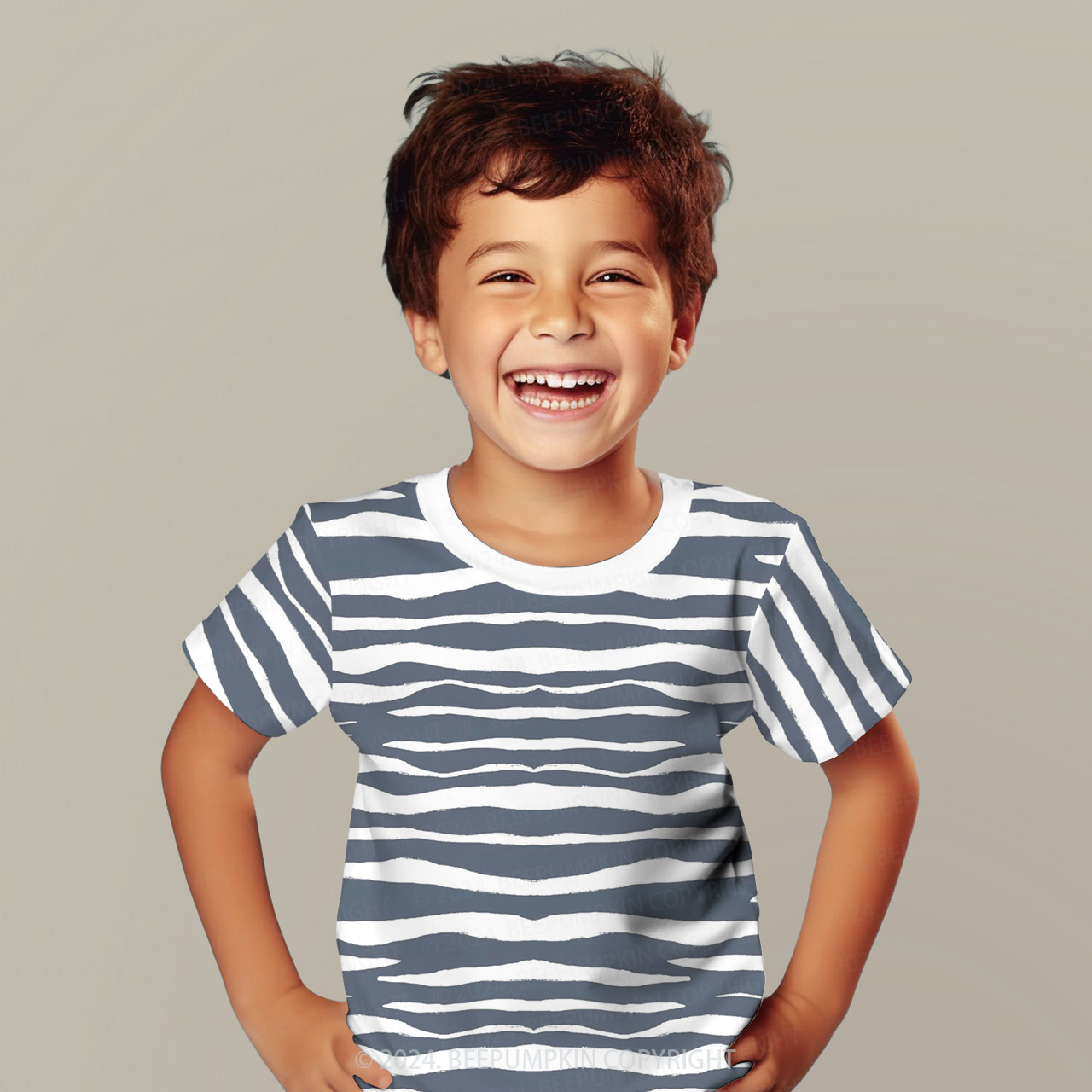Water Ripples All Over Print Kids Tees 