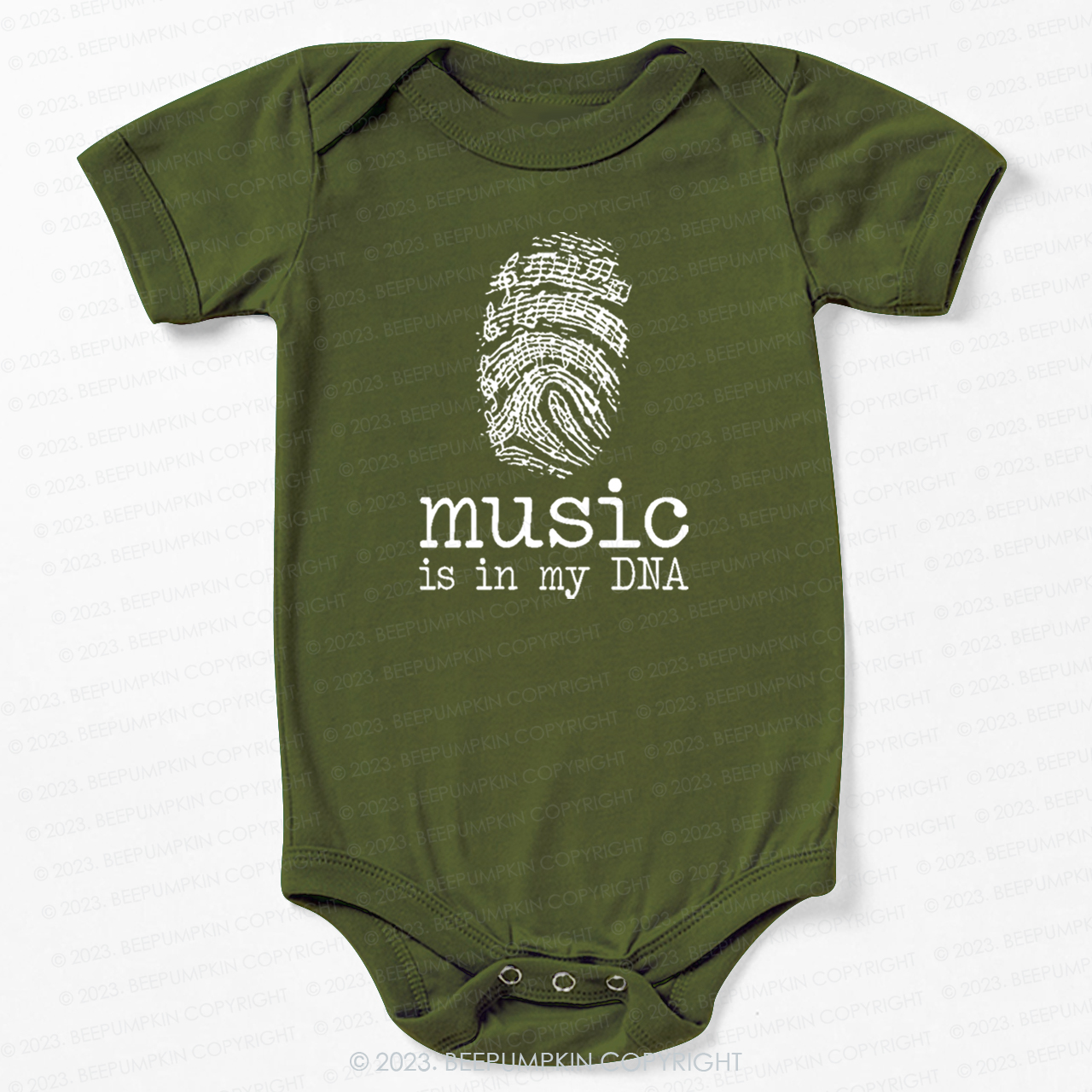 Music In My DNA Musician Bodysuit For Baby