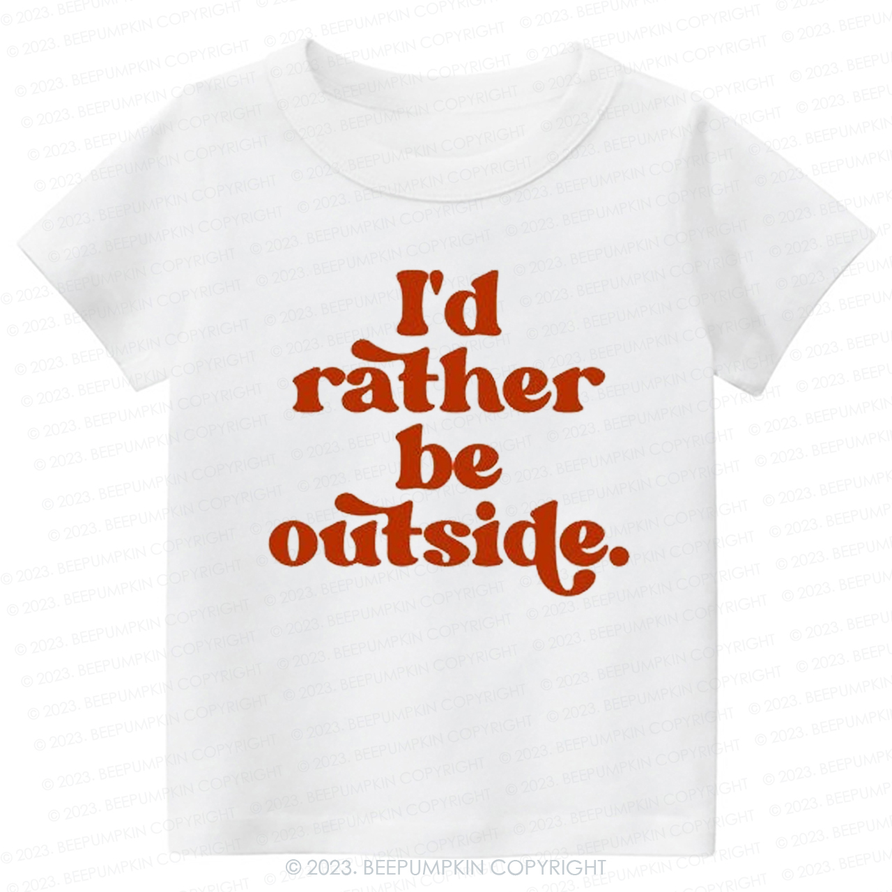 I'd Rather Be Outside-Toddler Tees