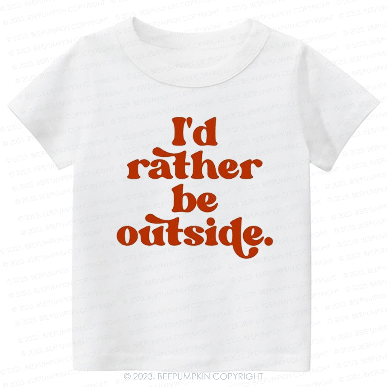 I'd Rather Be Outside-Toddler Tees