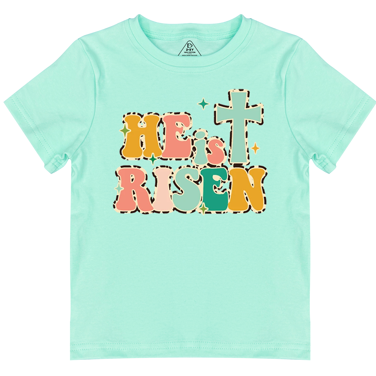 He Is Risen Easter Toddler&Kid's Tees Beepumpkin