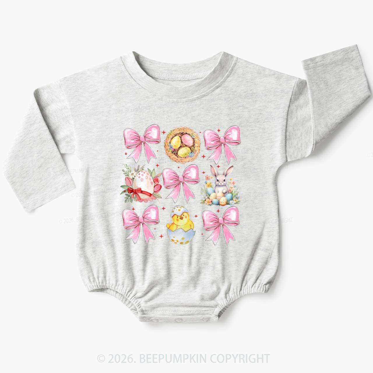 Bloom & Bunny Delight Baby Bubble Romper
