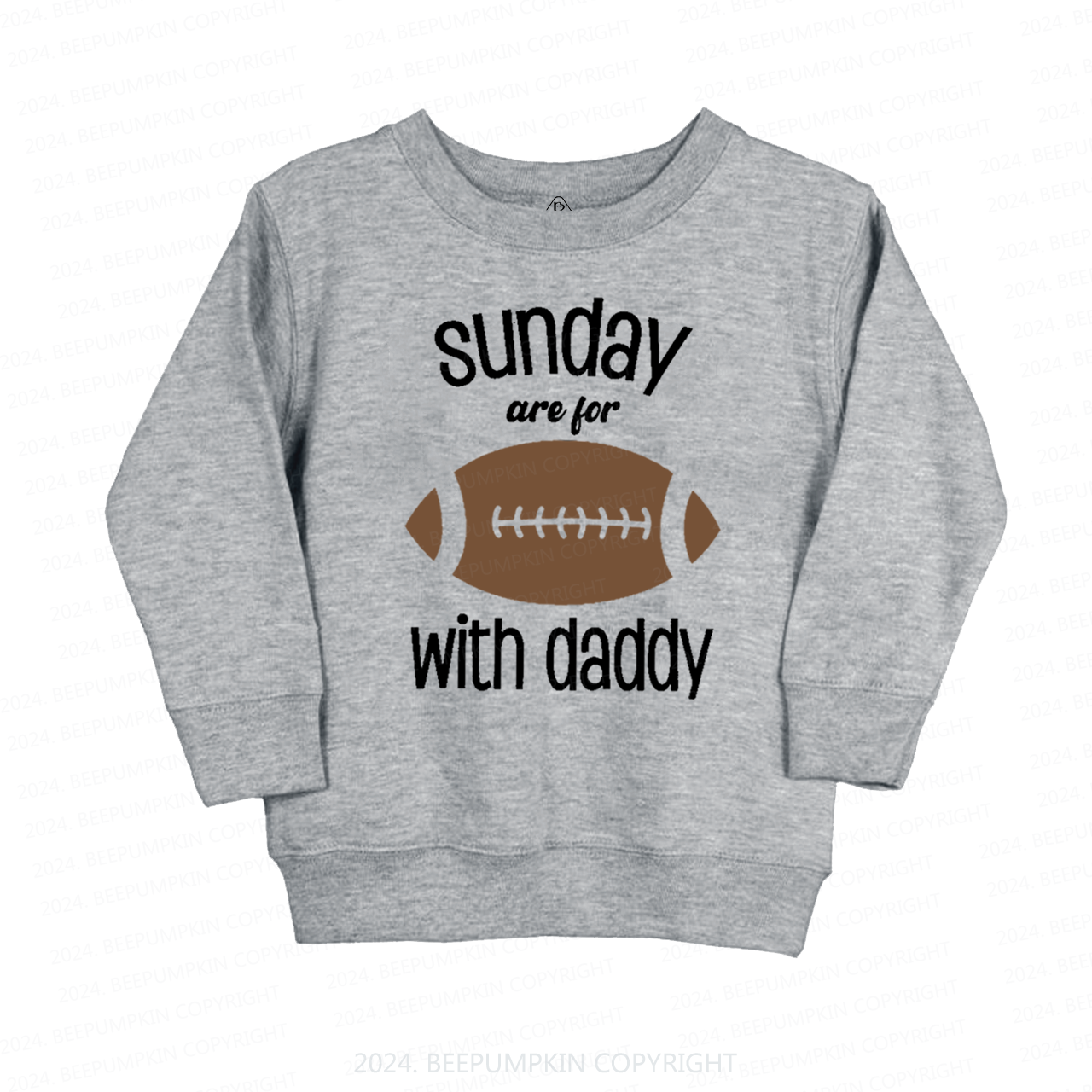 Sunday's Are For Football With Daddy Kids Sweatshirt