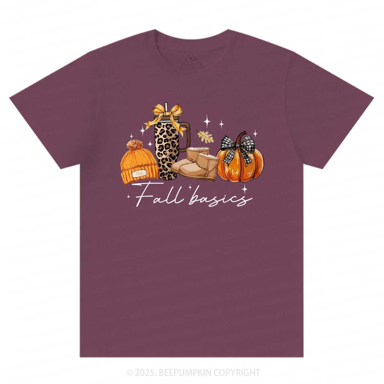 Fall Pumpkin Bow T-Shirts Beepumpkin 