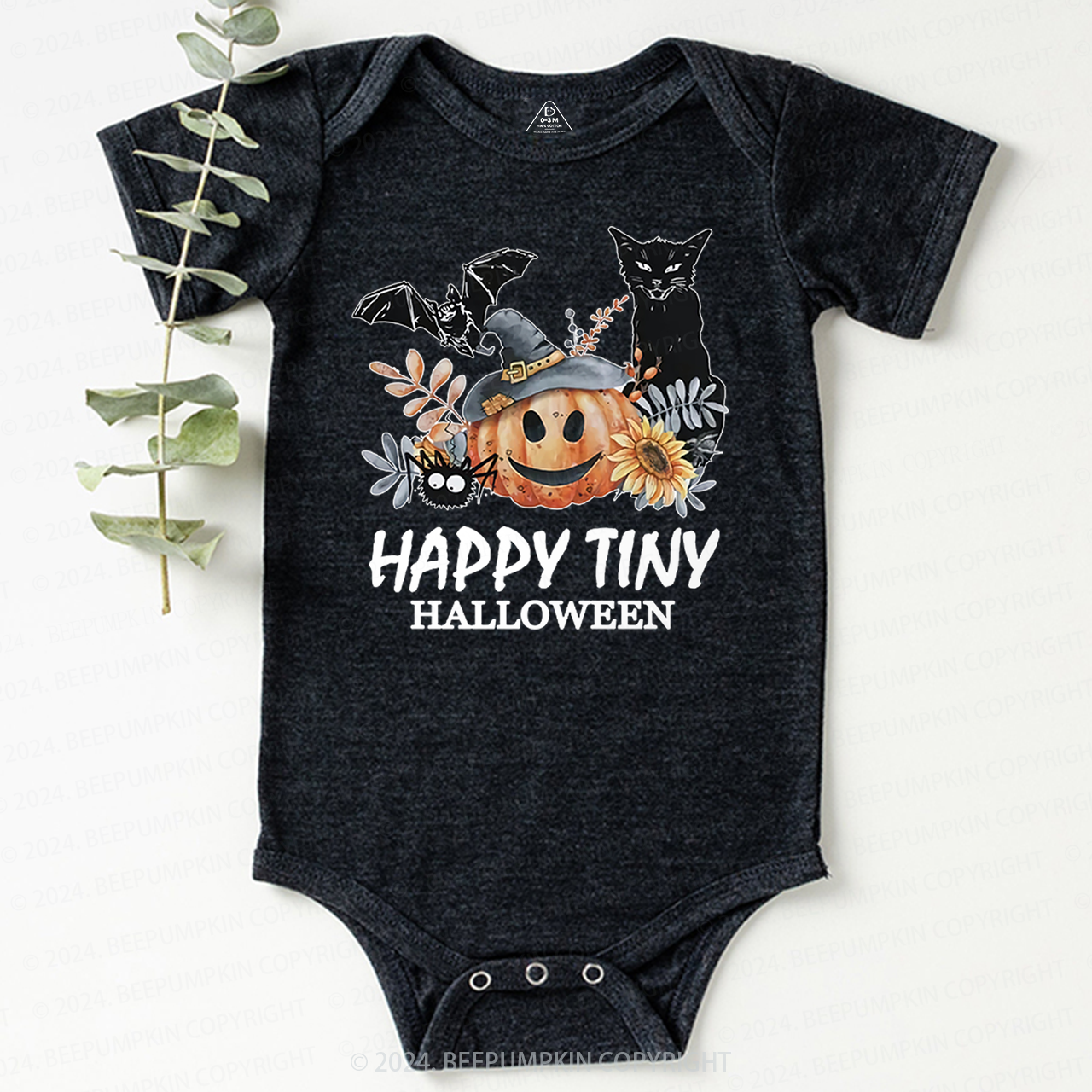 Happy Tiny Halloween Bodysuit For Baby