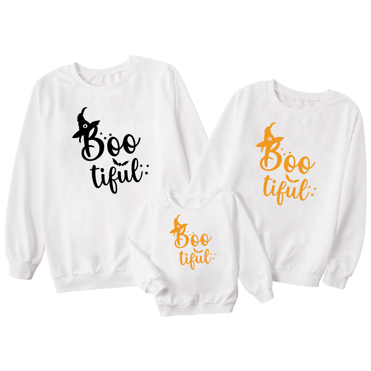 Boo Tiful Halloween Family Party Matching Sweatshirt