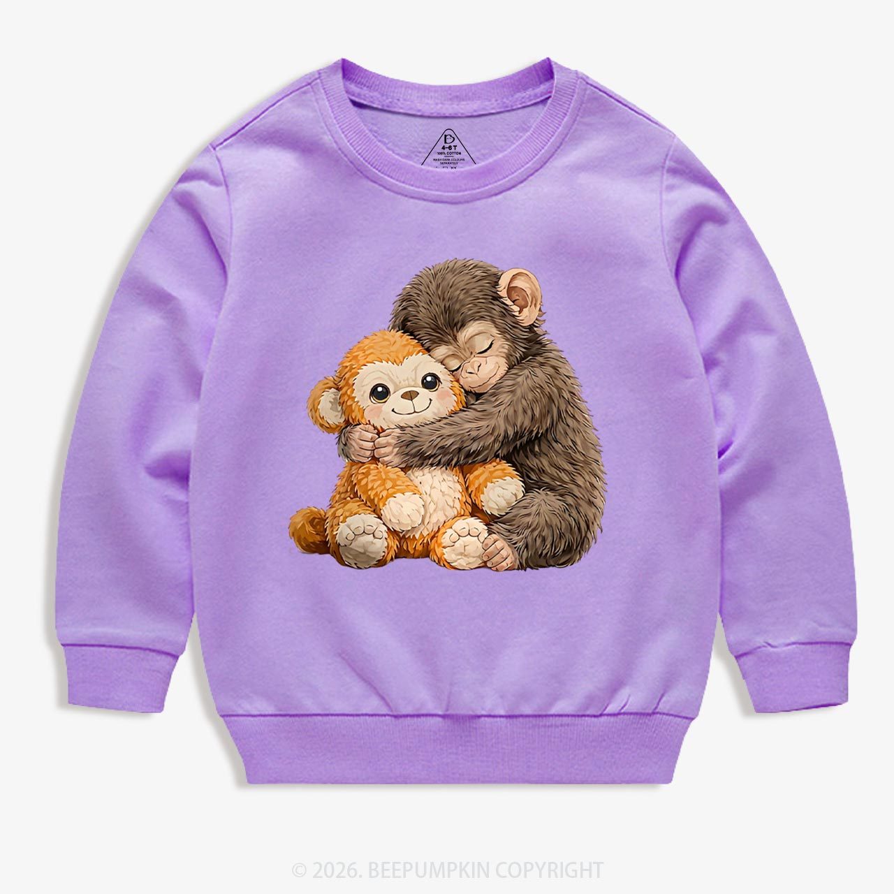 Dear Punch Monkey Lovely Kid's Sweatshirt