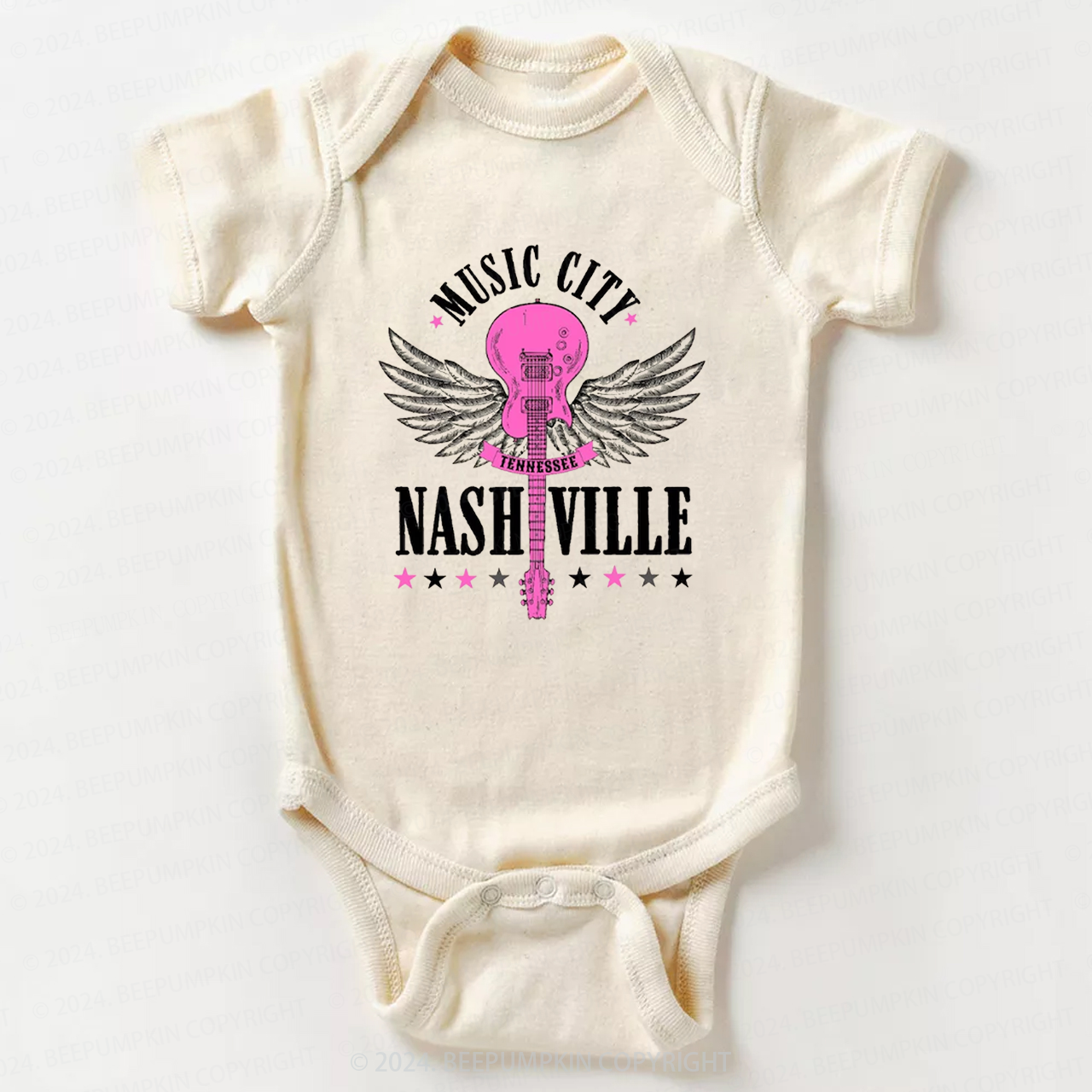 Music City Nashville Bodysuit For Baby 8