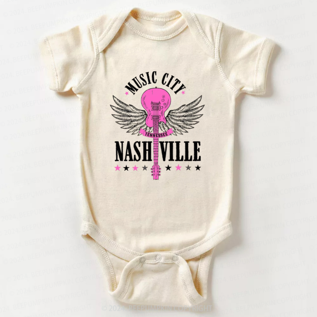 Music City Nashville Bodysuit For Baby 8