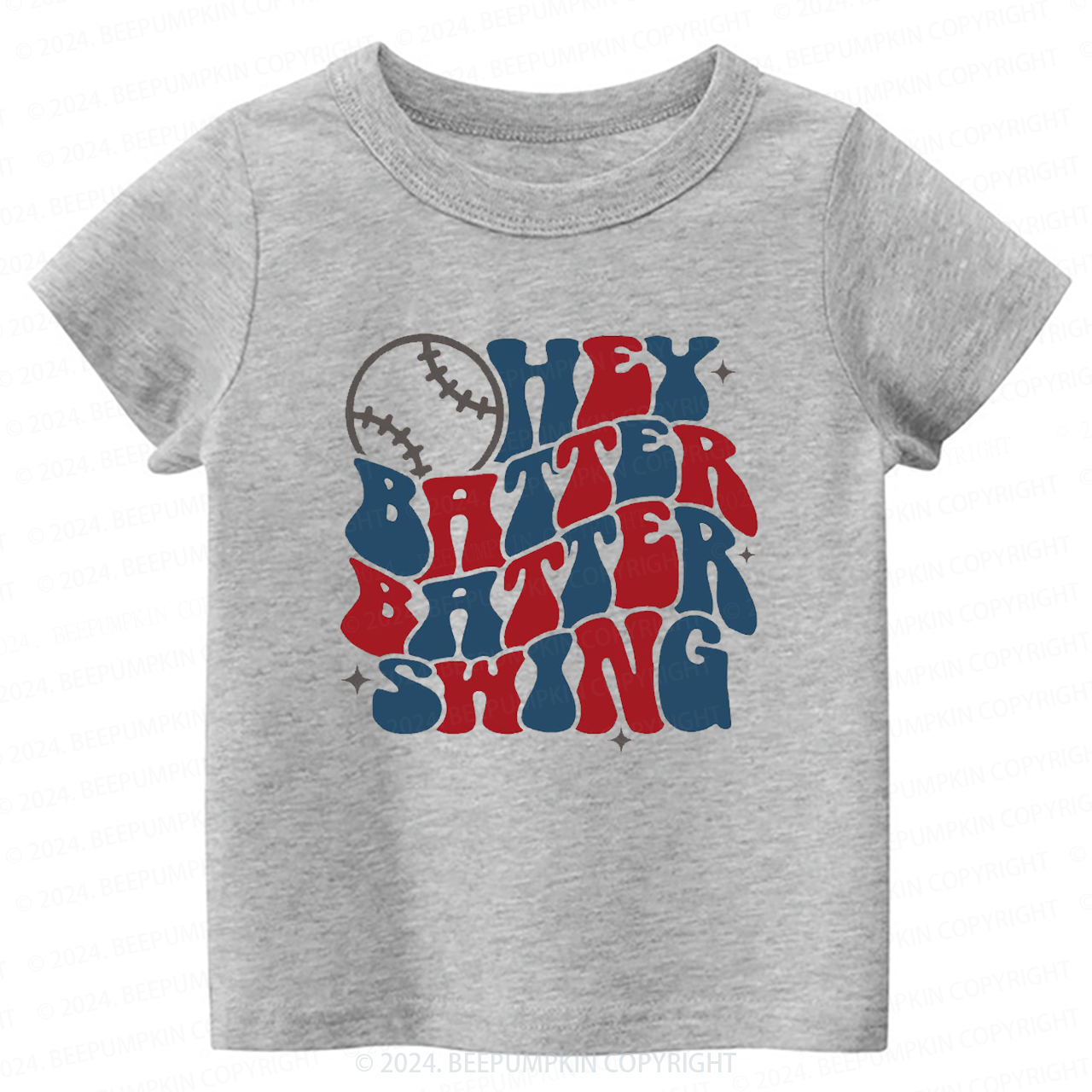 Sports Hey Batter Batter Swing Toddler&Kids Tees 